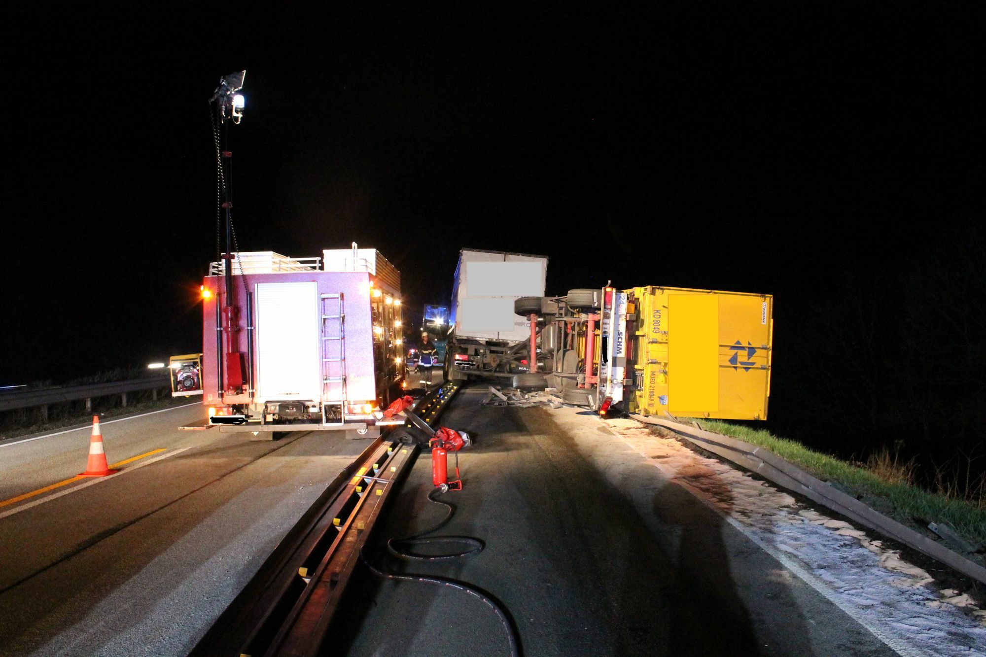 Verkehrsunfall Auf Der A F Nf Stunden Vollsperrung Landkreis Bad