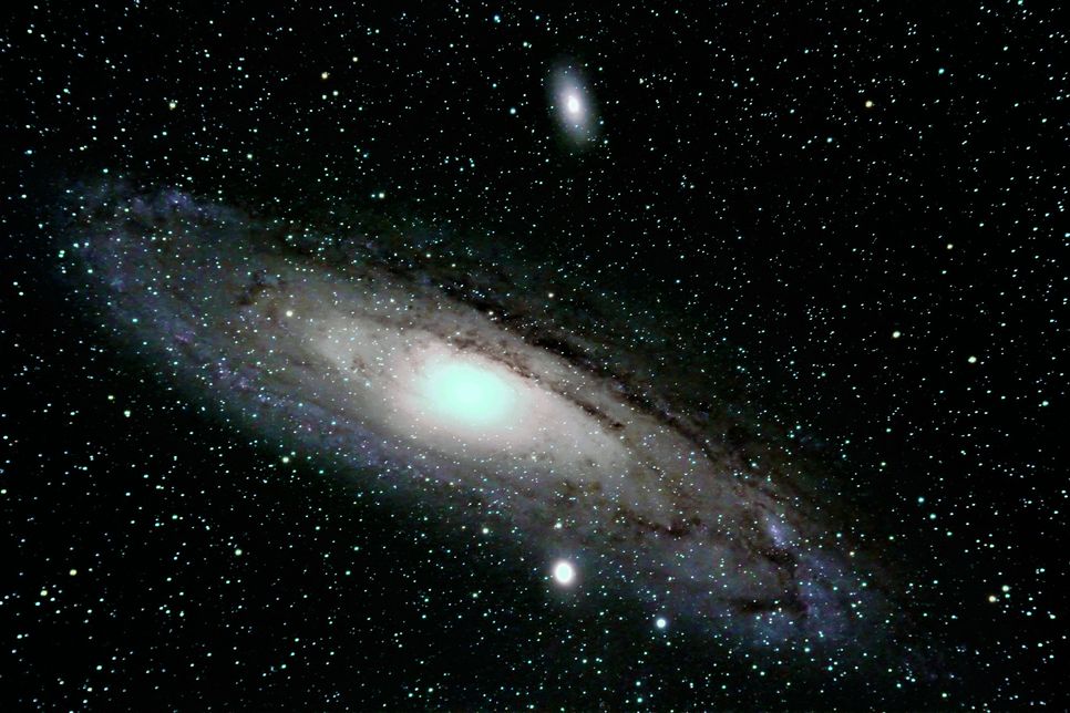 Eine Aufnahme der Andromeda Galaxie von Sternenguide Rainer Kuhl.