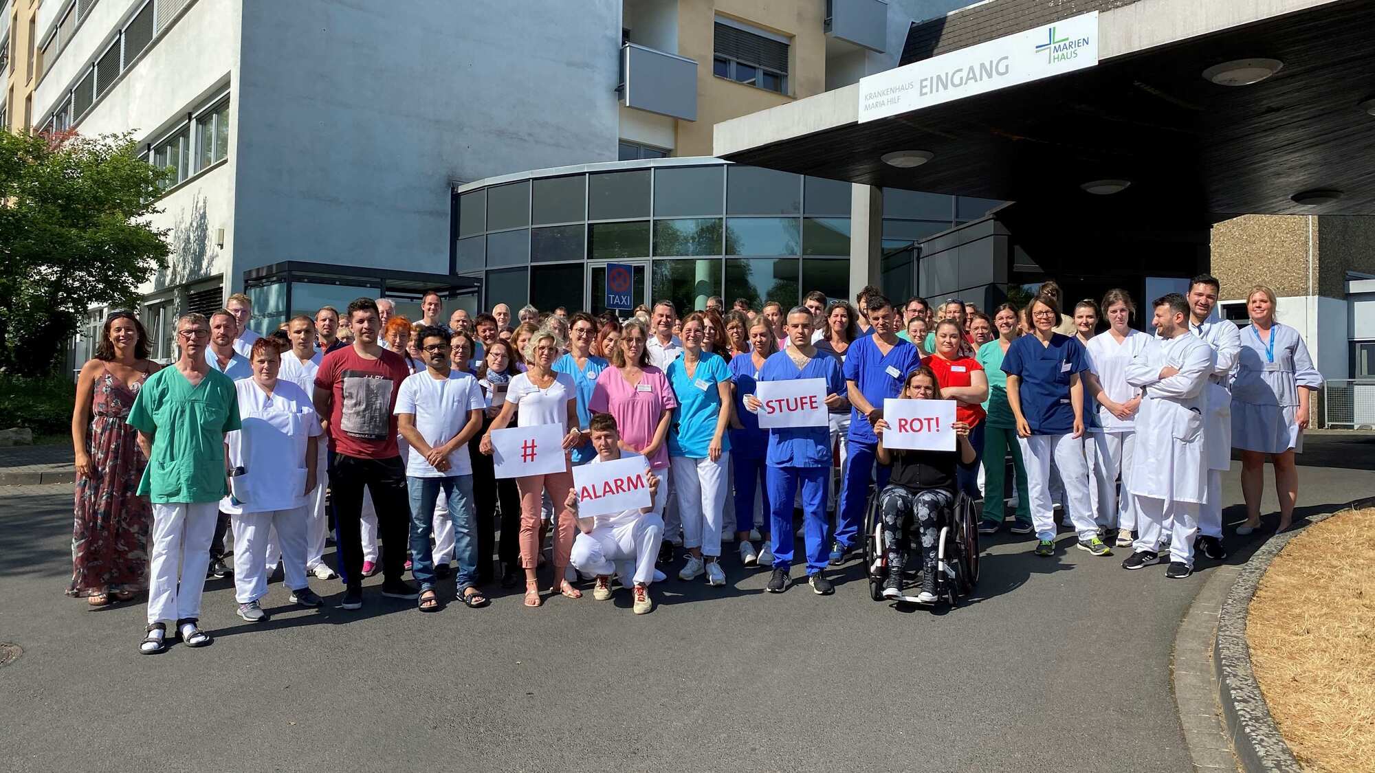 Aktionstag Alarmstuferot Auch Am Marienhaus Klinikum Kreis Ahrweiler Wochenspiegel