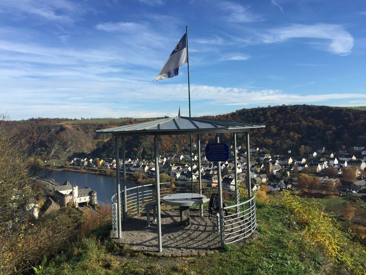 Die Carlshöhe ist sicher der attraktivste Rastplatz der Tour.