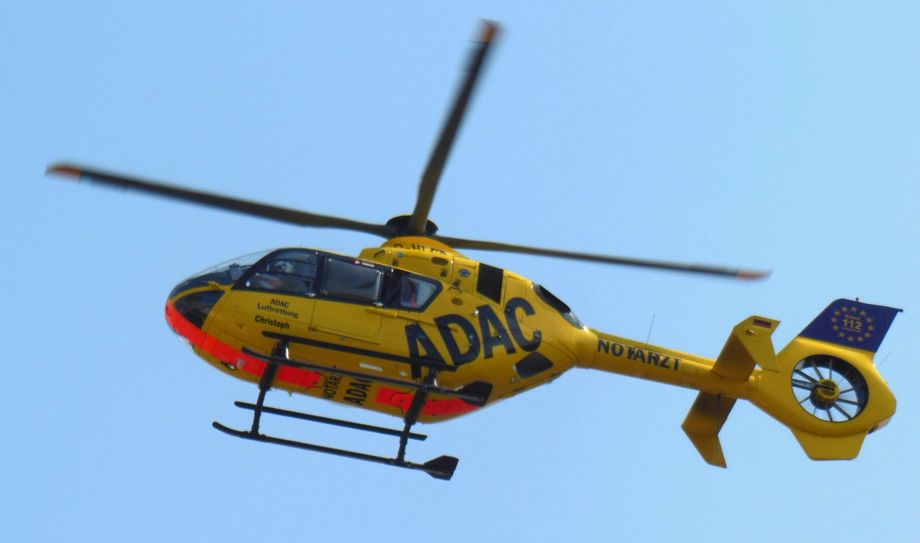 Bei beiden Unfällen war der Rettungshubschrauber im Einsatz.