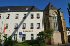 Das Rathaus in Trier.