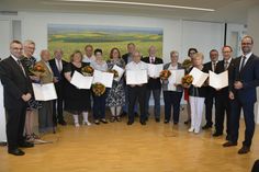 Für ihr langjähriges besonderes Engagement sind jetzt sieben Bürger im Kreis mit der Ehrennadel des Landes Rheinland-Pfalz ausgezeichnet worden. Foto: Kreisverwaltung Ahrweiler/Bernhard Risse.