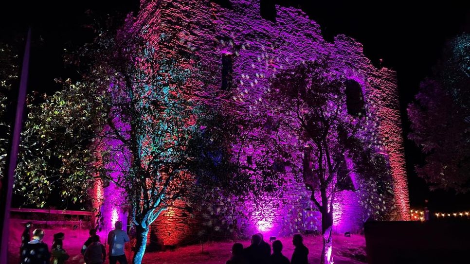 Besonders die Diller Burgruine wird im Lichterglanz erstrahlen.