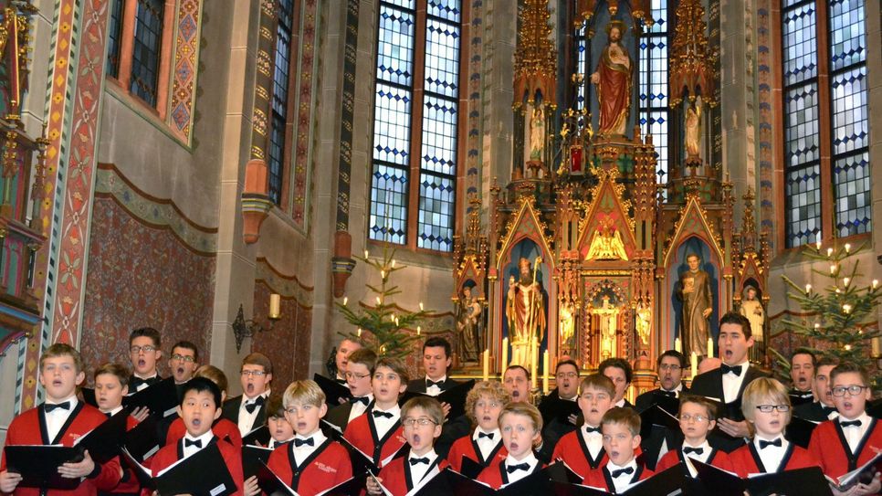 Die Trierer Sängerknaben sorgen an Heilig Abend und am 1. Weihnachtstag für eine besinnliche Einstimmung auf die Festtage. Foto: FF