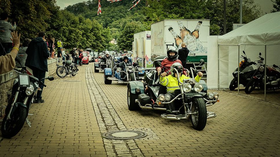 Die Sternfahrt führt über Wasserbillig, Konz, Saarburg, Wincheringen, Nittel und Grevenmacher. Die Motorbiker starten um 13 Uhr zur Benefizfahrt.