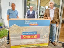 Ben Steinborn (FDP, BIldmitte) will als Bürgermeister von Simmerath die Wirtschaft fördern und die Infrastruktur ausbauen, um die Gemeinde für Familien und Unternehmen attraktiver zu machen.