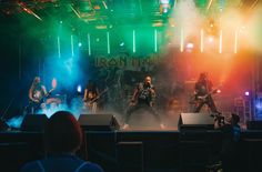 Die Tribute Band "Iron Maiden" war auch in diesem Jahr ein Highlight des Nimsrock Festivals in Bickendorf