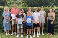 Eine Abordnung des Teams des Gymnasiums Traben-Trarbach.