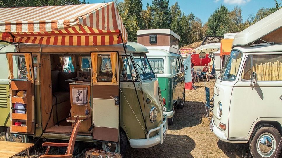 Die »ZeitBlende 1974« findet im Freilichtmuseum Kommern statt. Hier eine Aufnahme des historischen Campingplatzes. Foto: LVR-Freilichtmuseum Kommern/pp/Agentur ProfiPress