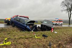 Ein Verkehrsunfall mit mehreren Verletzten am 29. Dezember auf der L1 zwischen Roth und Auw.