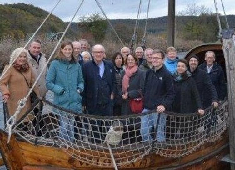 Die Monschauer Delegation im hessischen Fachwerkstädtchen Wanfried.