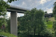 Talbrücke Effelsberg wird instandgesetzt.