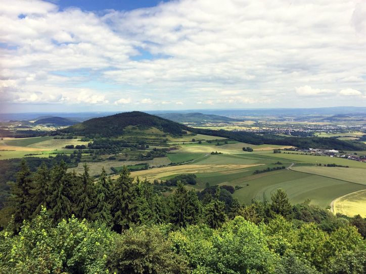 Herrliche Aussicht vom Hochsimmerturm.