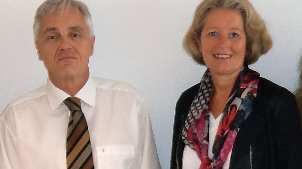 Willi Kaspari und Sabine Theisen, Geschäftsführer der Katholischen KiTa gGmbH Koblenz.