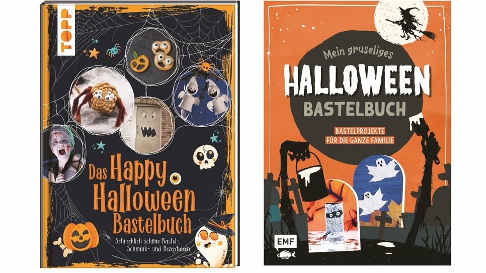 Wir verlosen je drei Exemplare dieser tollen Halloween-Bastelbücher