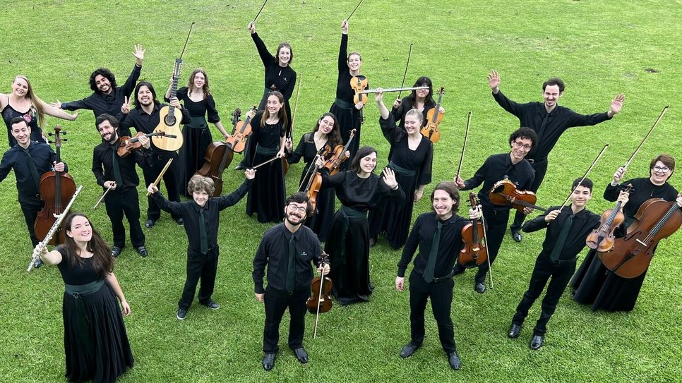 Das Jugend-Kammerorchester aus Brasilien ist in der Region zu Gast.