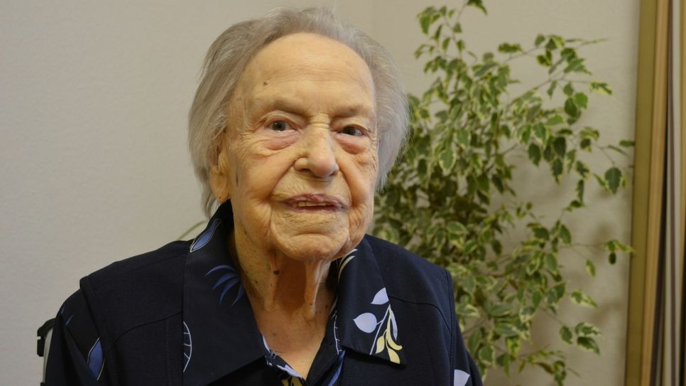 Margareta Reinery konnte am 3. November 2018 ihren 105. Geburtstag feiern. Sie ist damit die älteste Bewohnerin der Gemeinde Dahlem. mn-Foto