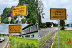 Wachendorf wird allerdings in rheinischer Mundart schlicht "Waachendörep", Mechernich "Meischenich" und Bergbuir "Berpe" genannt.