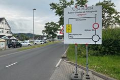 Die Kölner Straße zwischen Pützgasse und Gielsgasse wird bis zum 10. August gesperrt