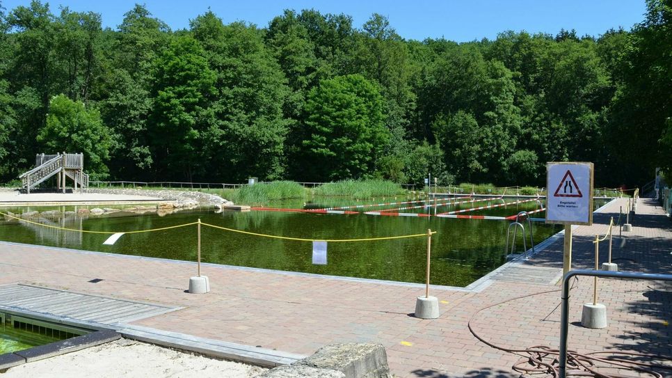 Willkommene Abkühlung: Pünktlich zum bislang heißesten Tag des Jahres öffnet das Naturbad am morgigen Samstag seine Pforten.