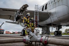 Notfallübung am Flughafen Hahn.