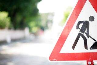 Auf der B 41 in Idar-Oberstein wird weiter gebaut