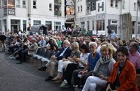 Ein Blick auf den Fruchtmarkt kurz vor dem Start der Festspiele.