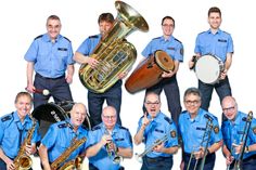 Die "Men in Blue" eröffnen am Mittwoch, 17. Juli, das Summer-Jazz-Festival im Bitburger Bedagarten