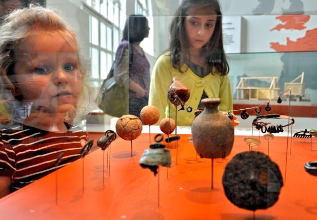 Keltische »Glücksbringer« im Landesmuseum.