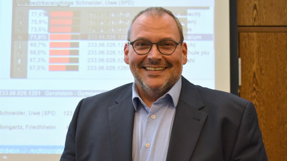 Der neue Gerolsteiner Stadtbürgermeister Uwe Schneider. Foto: Woltmann