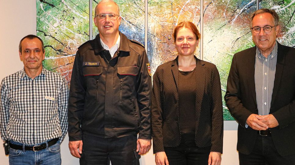 (v.l.): Arnold Schottler, Jörg Teusch, Anja Viethen, Gregor Eibes.
