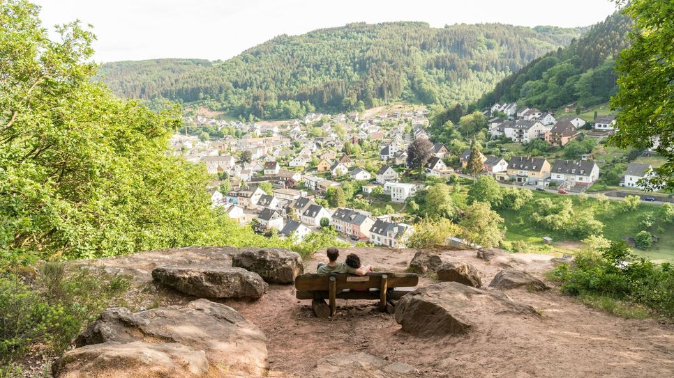 Hier lässt es sich aushalten: Die Felsformation Kauley bei Kordel