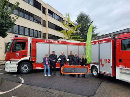 Spendenübergabe bei der Firma Novelis Koblenz