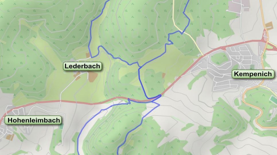 Hier geht es bei der Febraur-Wanderung lang.