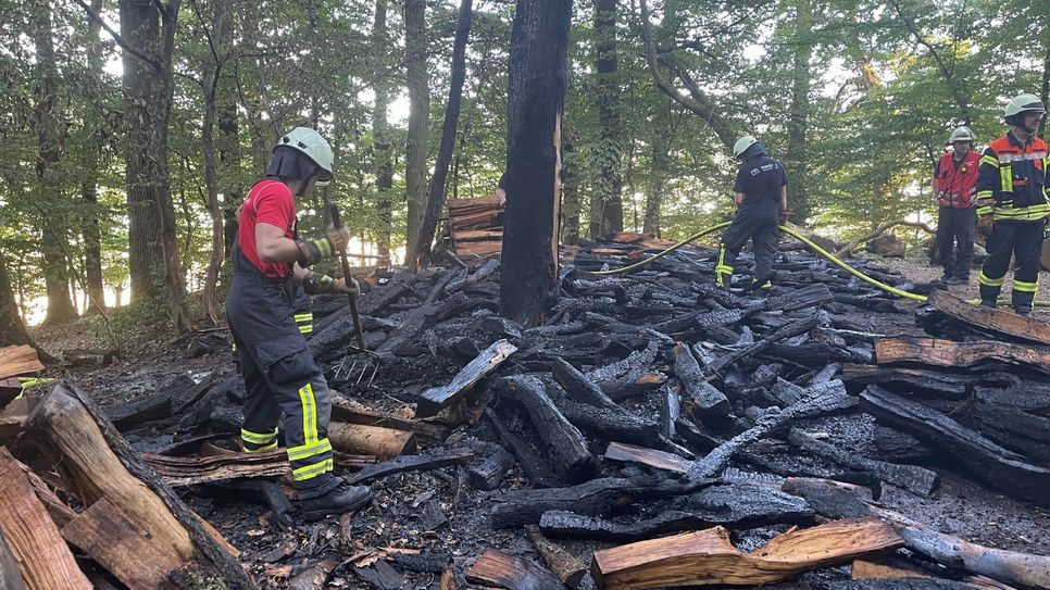 Feuerwehreinsatz im Quinter Wald