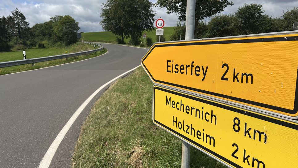 Ende Juli beginnen die Sanierungsarbeiten an der K 58 zwischenHarzheim und Eiserfey.