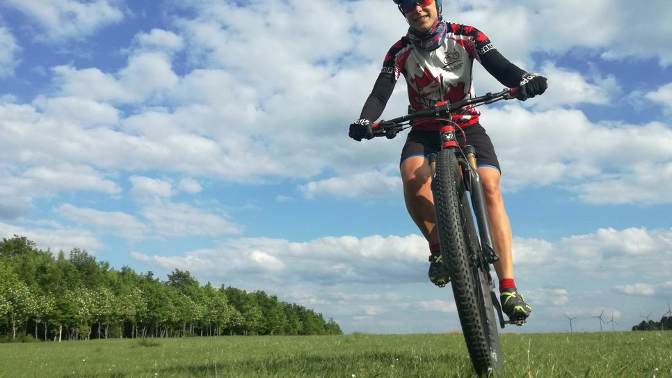 Daniela Schütt triumphierte beim UCI World Series-Rennen im belgischen Houffalize. Der Lohn ist die Qualifikation für die Mountainbike-WM in der Schweiz. Foto: Privat