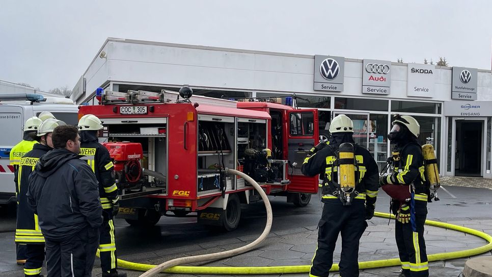 Die Freiwillige Feuerwehr Faid musste am Dienstagvormittag zu einem Einsatz ausrücken.