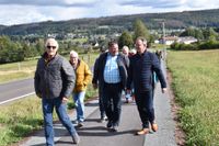 Der Weg vom Dorf zur Heimathütte bzw. zum Züscher Flur und zum Radweg wird im Dorf sehr gut angenommen.