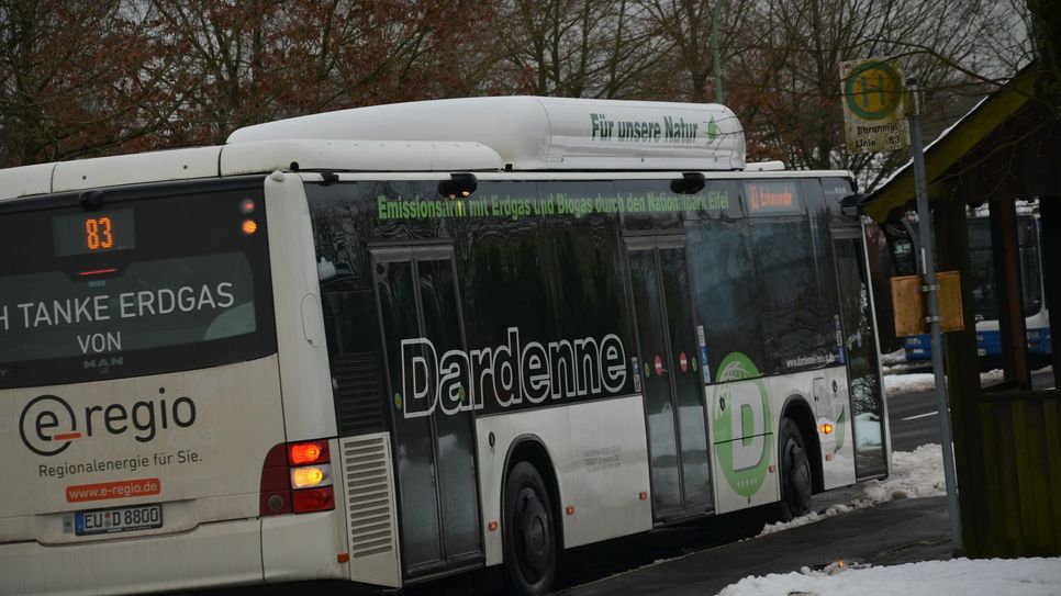 Ein Extra-Bus bringt die Grundschüler direkt Richtung Eicherscheid und Rurtal. Foto: T. Förster