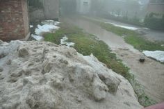 Auch Stunden nach dem Unwetter waren in Gamlen noch die Folgen zu sehen.