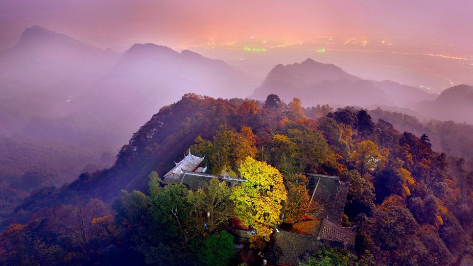 Mount Quingcheng in Chengdu. Foto: FF