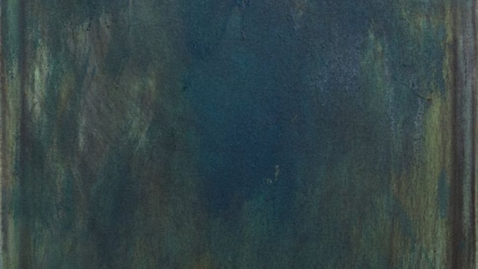 Sebastian Böhm, Krabat, 2022, Öl, Kohle, Leinwand 170 x 60 x 4,5 cm