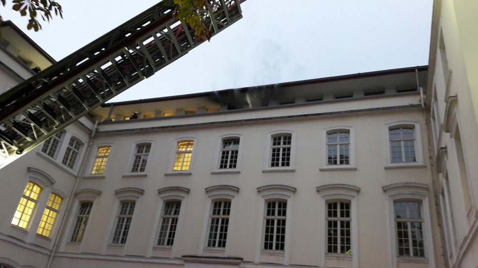 Brand im Jugendamt. Foto: Siko