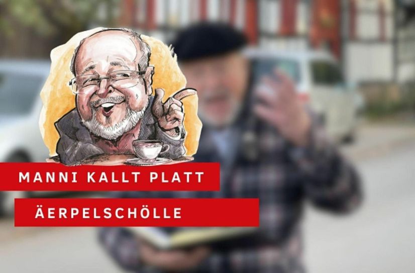 Manni kallt über das Äerpelschölle.