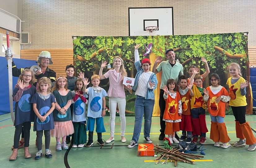 Erlebnis- und lehrreicher Brandschutztag an der Grundschule Bad Salzig.