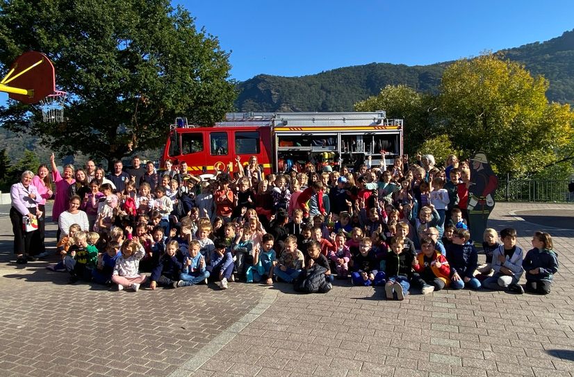 Erlebnis- und lehrreicher Brandschutztag an der Grundschule Bad Salzig.