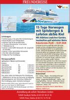Leserreise AIDA Norwegen/Spitzbergen