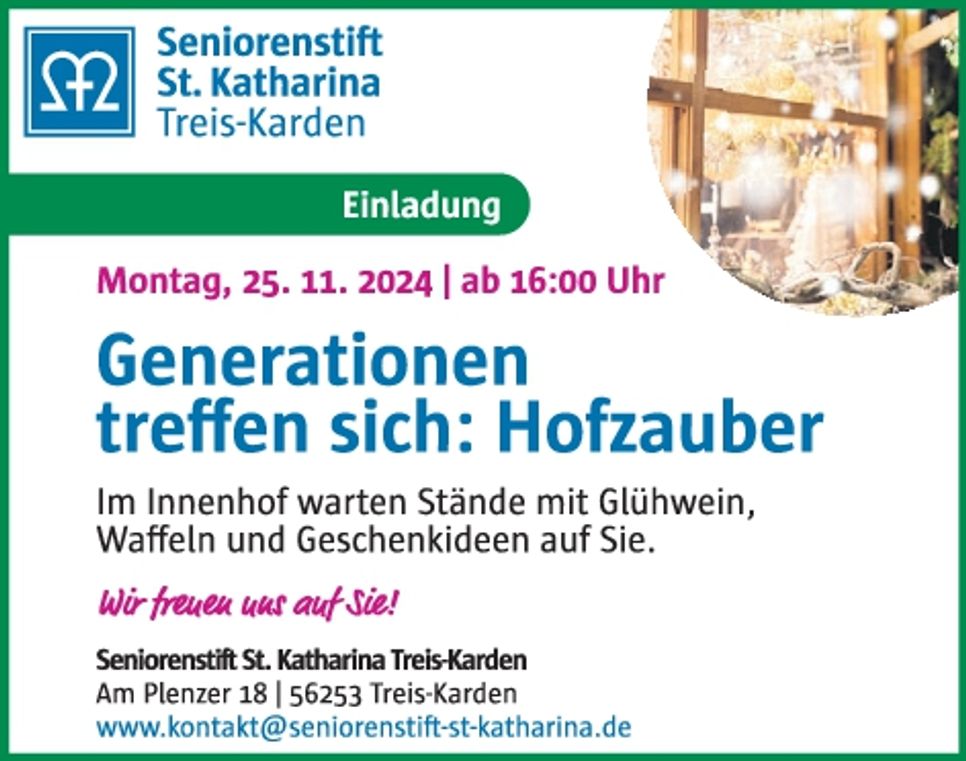 Einladung Generationstreffen